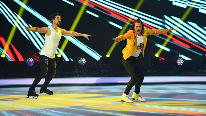 David Vincour und Nadine Angerer in der dritten "Dancing on Ice"-Show