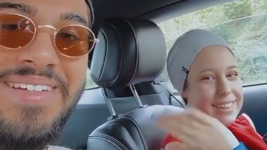 Davide Tolone mit Sirias kleiner Schwester