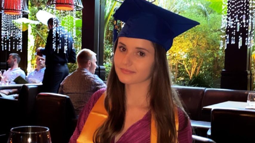 Davina Geiss bei ihrer Graduationsfeier