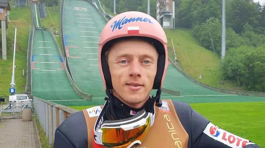 Dawid Kubacki beim Training