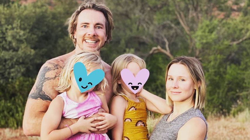 Dax Shepard und Kristen Bell mit ihren Töchtern