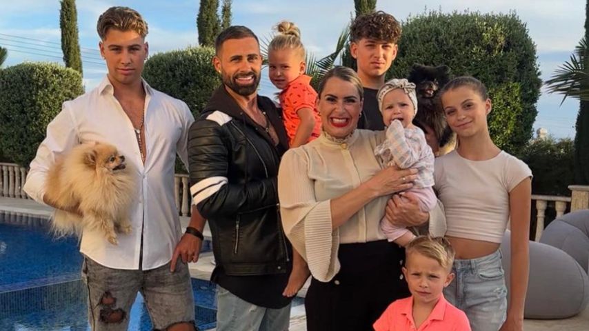 Daymian Weiß mit seiner Familie, April 2024