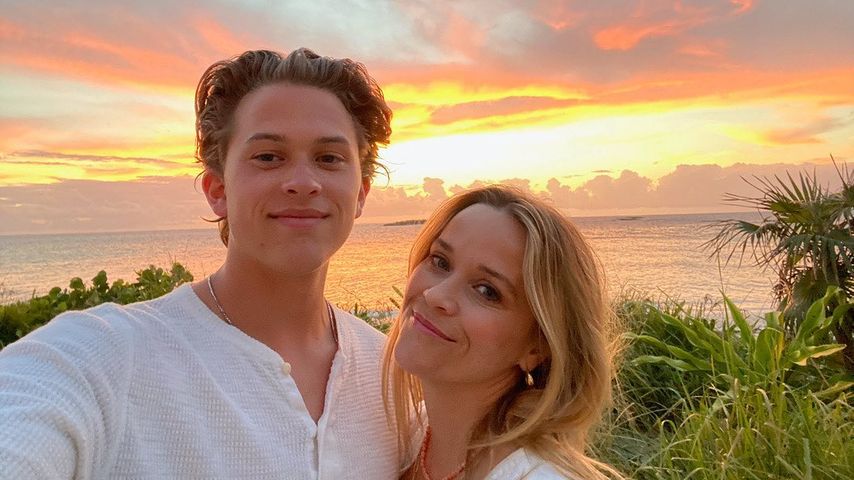 Deacon Phillippe mit seiner Mama Reese Witherspoon im April 2021