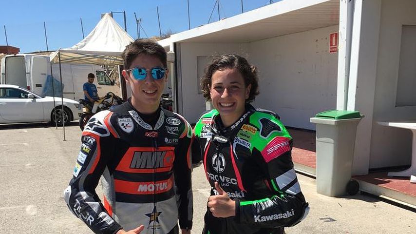 Dean Berta Viñales und Ana Carrasco