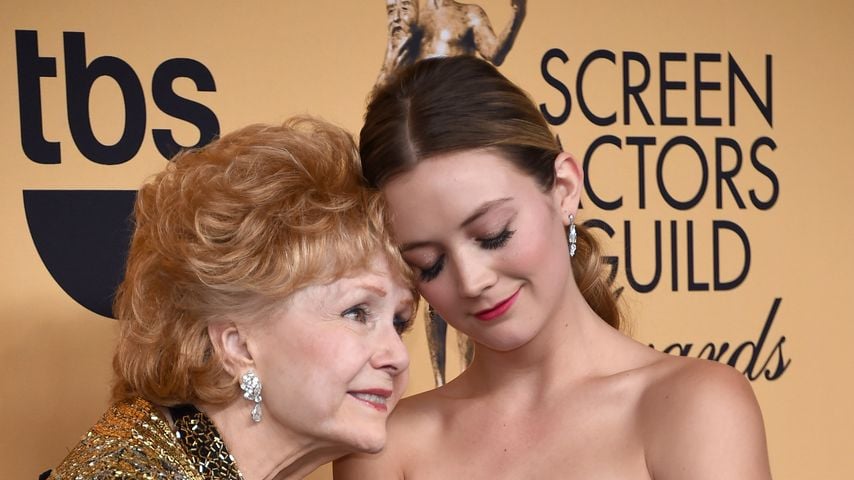 Debbie Reynolds und ihre Enkelin Billie Lourd bei den Screen Actors Guild Awards 2015 in Los Angeles