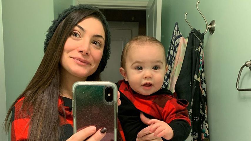 Deena Cortese mit ihrem Sohn CJ