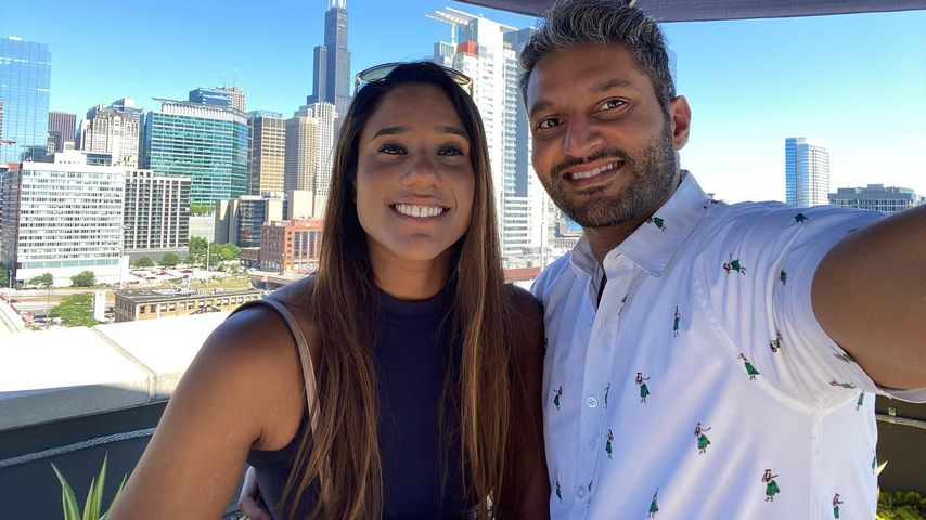 Deepti Vempati und Abhishek Chatterjee, "Liebe macht blind"-Stars