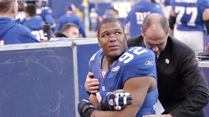 NFL-Star Michael Strahan im Jahr 2005