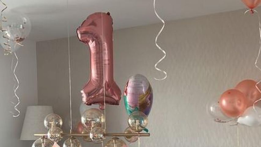 Dekoration für Nova Skye Syas Geburtstag