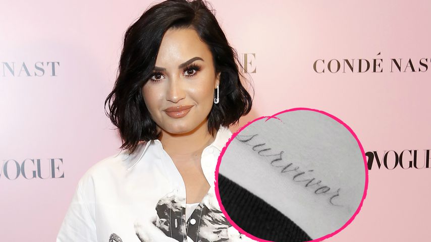 Über ein Jahr clean: Demi Lovato trägt "Überlebende"-Tattoo!