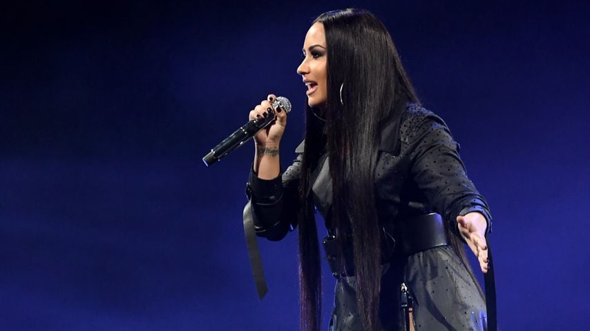 Demi Lovato bei einem Auftritt 2018