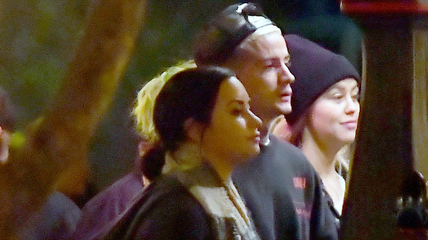 Demi Lovato und Austin Wilson im Disneyland