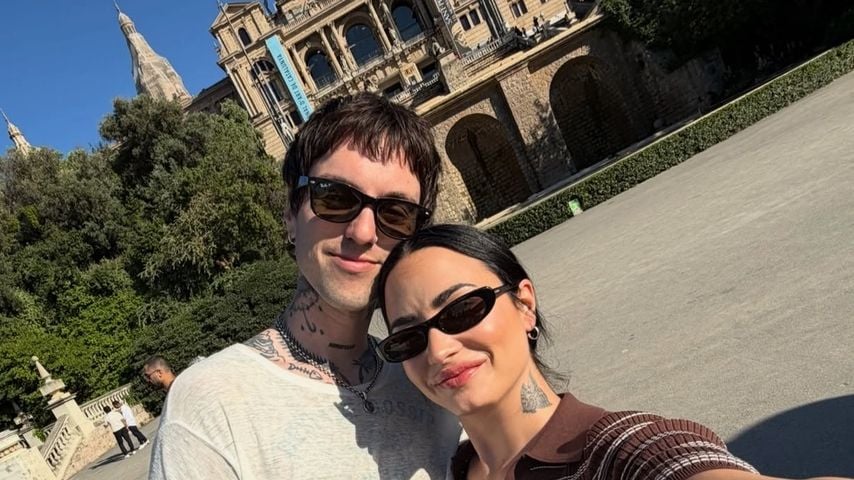 Demi Lovato holt ihren ersten Hochzeitstag in Barcelona nach
