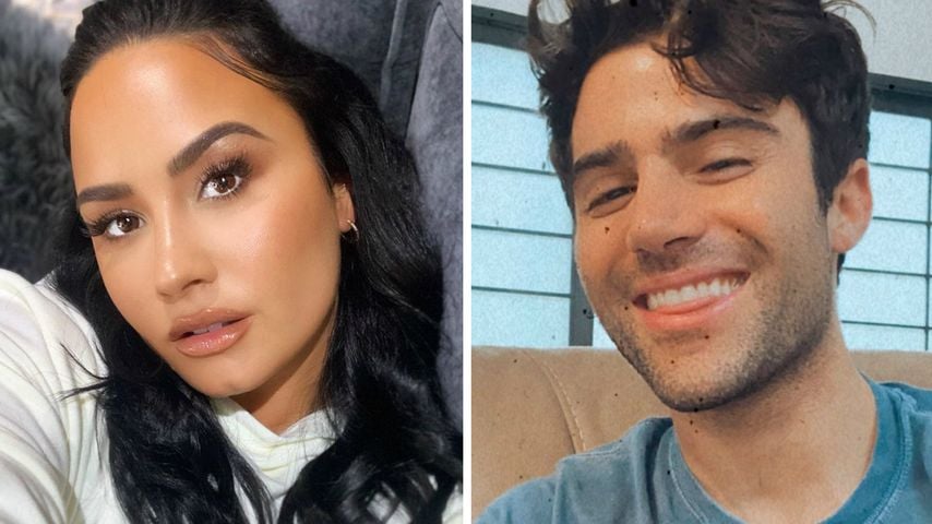 Collage: Demi Lovato und Max Ehrich