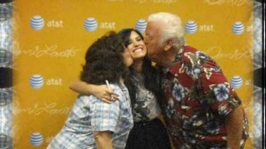 Demi Lovato und ihr Opa Perry