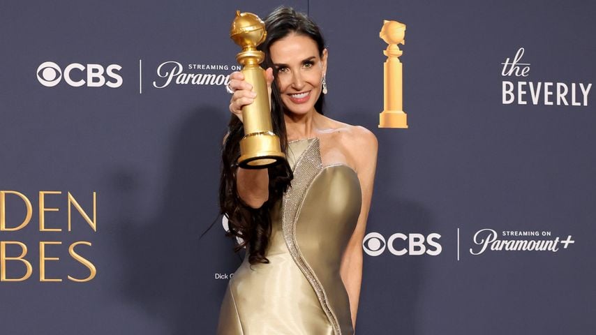 Demi Moore, Gewinnerin bei den Golden Globes 2025