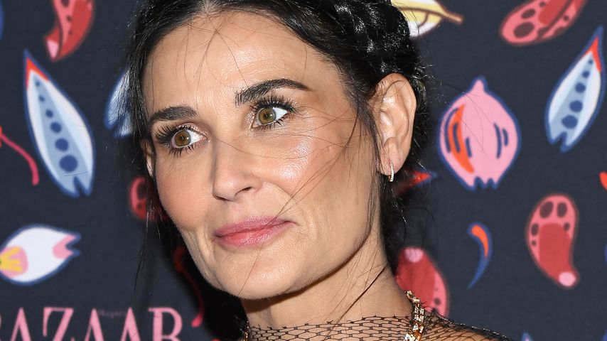 Demi Moore bei der Fashion Week in Paris, 2020