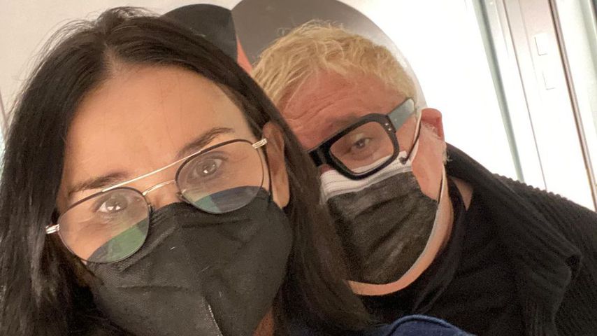 Demi Moore und Alber Elbaz