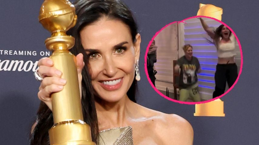 Erster Golden Globe: Demi Moores Familie feiert sie stolz