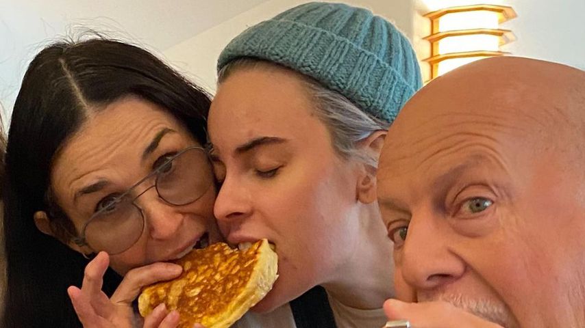 Demi Moore mit Tochter Tallulah und Ex-Mann Bruce Willis im November 2020