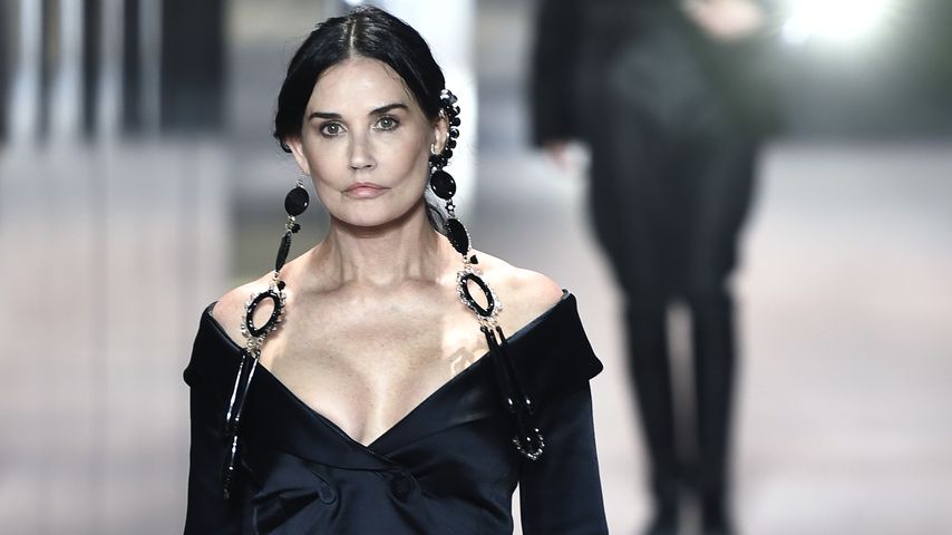 Schauspielerin Demi Moore auf der Paris Fashion Week 2021