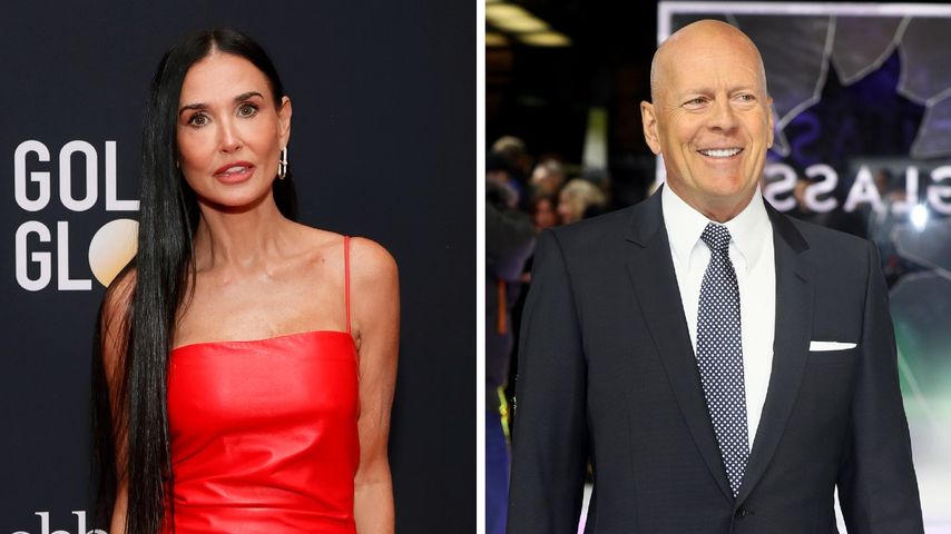 Collage: Demi Moore und Bruce Willis