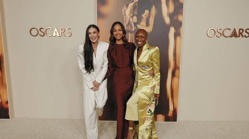 Demi Moore,  Zoe Saldaña und Cynthia Erivo beim Nominierten-Dinner der Oscars 2025