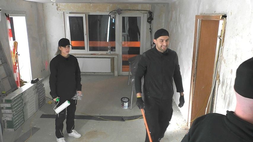 Denise Hersing und Lorik Bunjaku bei "Wettkampf in 4 Wänden"