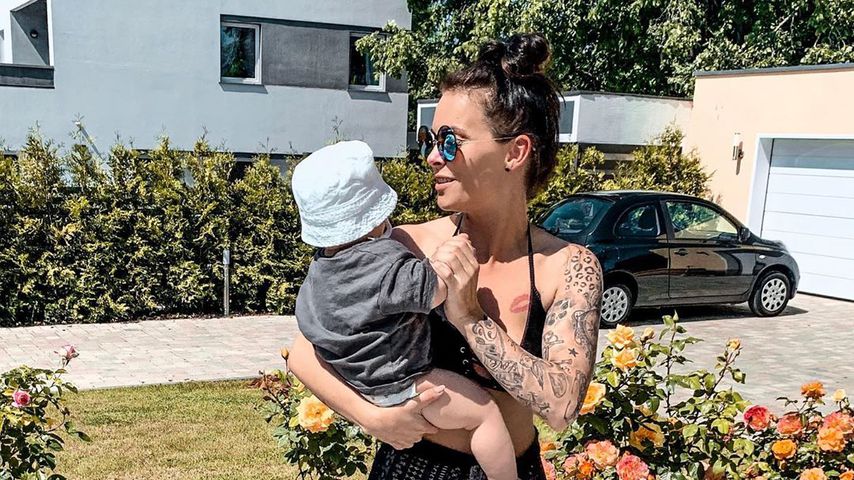Denise Kappès mit ihrem Sohn Ben