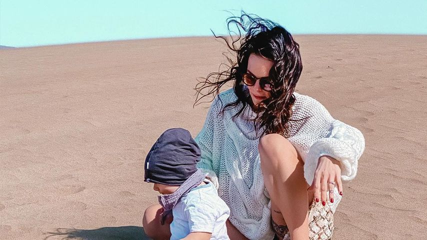Denise Kappès und ihr Sohn Ben-Matteo im Urlaub, Januar 2020