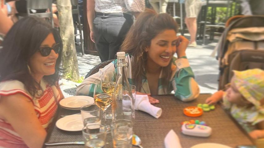 Denise Miller-Jonas, Priyanka Chopra und Baby Malti