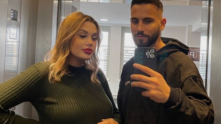 Influencerin Denise Mski mit ihrem Freund Oday