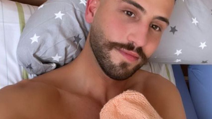 Denise Mskis Freund Oday mit seiner Tochter