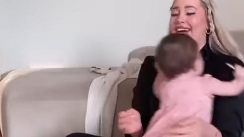 Denise Mski mit ihrer Tochter Malia