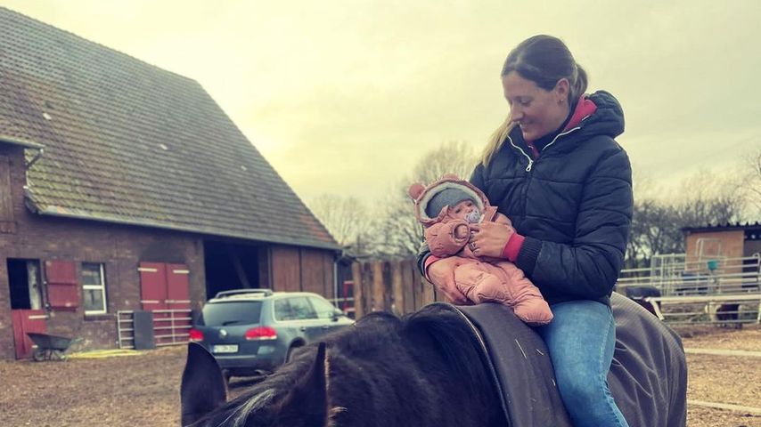 Denise Munding und ihre Tochter Jersey