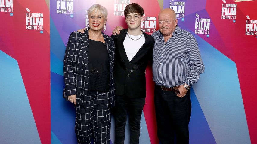 Denise Welch, Louis Healy und Tim Healy beim 62. Londoner Film Festival
