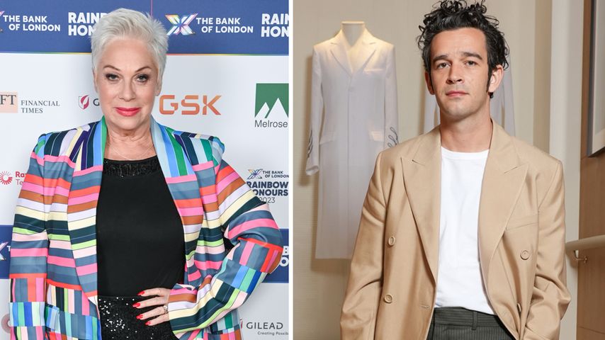 Collage: Denise Welch und Matty Healy