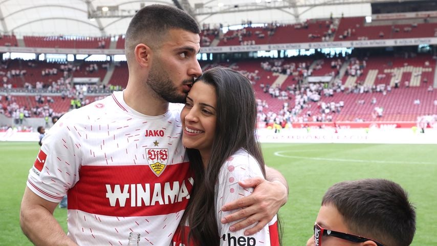 DFB-Star Deniz Undav mit seiner Frau Tanja