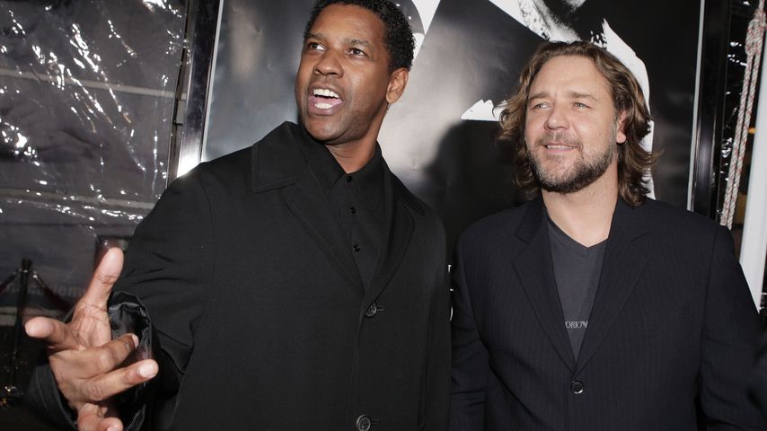 Denzel Washington und Russell Crowe, 2007