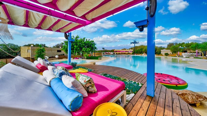 Der Außenbereich der neuen "Love Island"-Villa