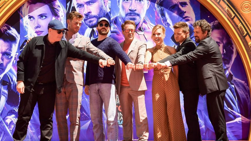 Der "Avengers"-Cast bei einem Event in Hollywood im April 2019