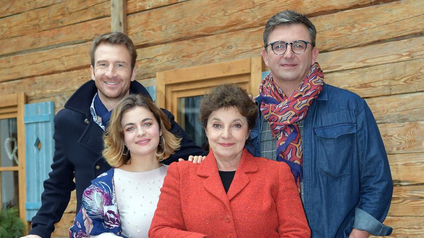"Der Bergdoktor"-Cast: Heiko Ruprecht, Ronja Forcher, Monika Baumgartner und Hans Sigl, 2017