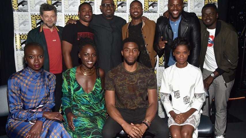 Der "Black Panther"-Cast auf der Comic-Con in San Diego im Juli 2017