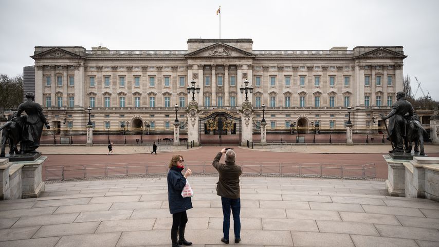Der Buckingham Palast im März 2020