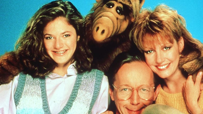 Der Cast der Serie "Alf", 1986