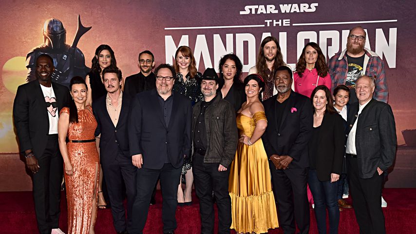 Der Cast von " The Mandalorian" bei der Premiere in Kalifornien im November 2019