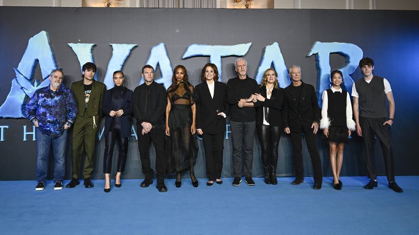 Der Cast und die Produzenten von "Avatar", Dezember 2022