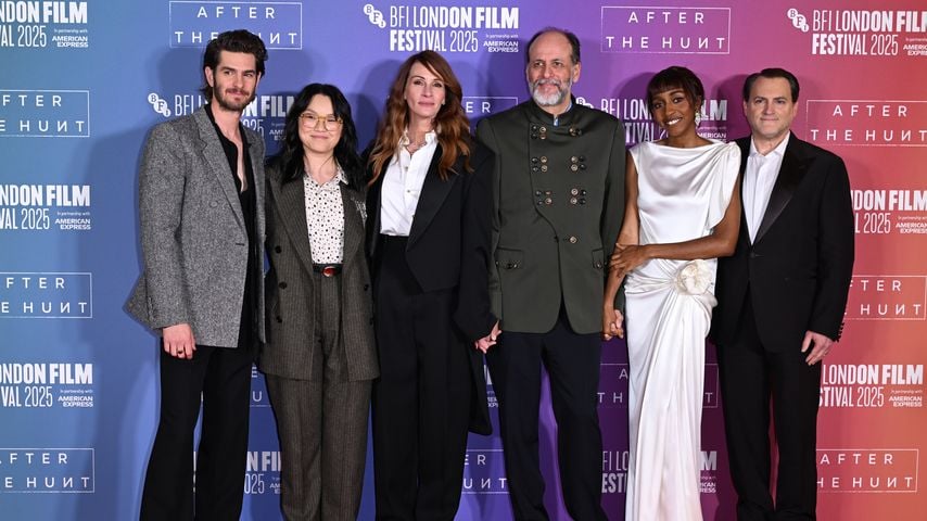 Der Cast von "After the Hunt" bei der Premiere, Oktober 2025