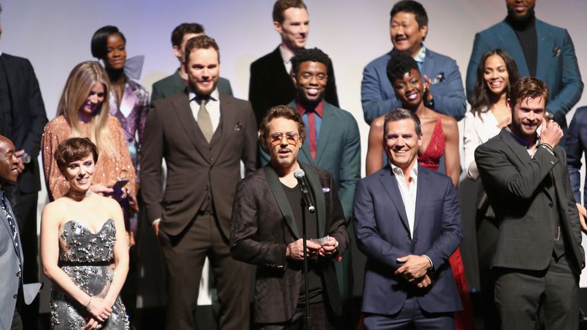 Der Cast von "Anvengers: Infinity War" bei der Weltpremiere des Films in Hollywood im April 2018