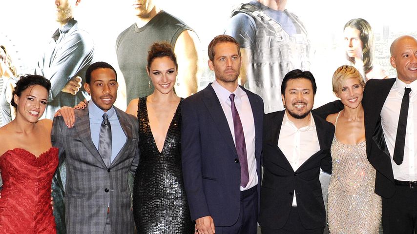 Der Cast von "Fast & Furious 6", darunter Gal Gadot und Paul Walker